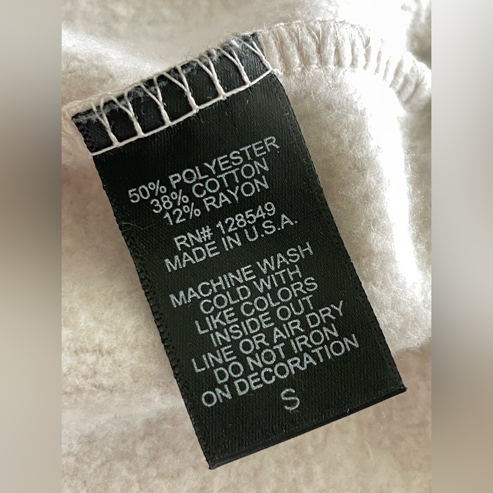 Aviator Nation Wave Stripe 4 Pullover Hoodie Relaxed Unisex S Dove Charcoal - Picture 8 of 10